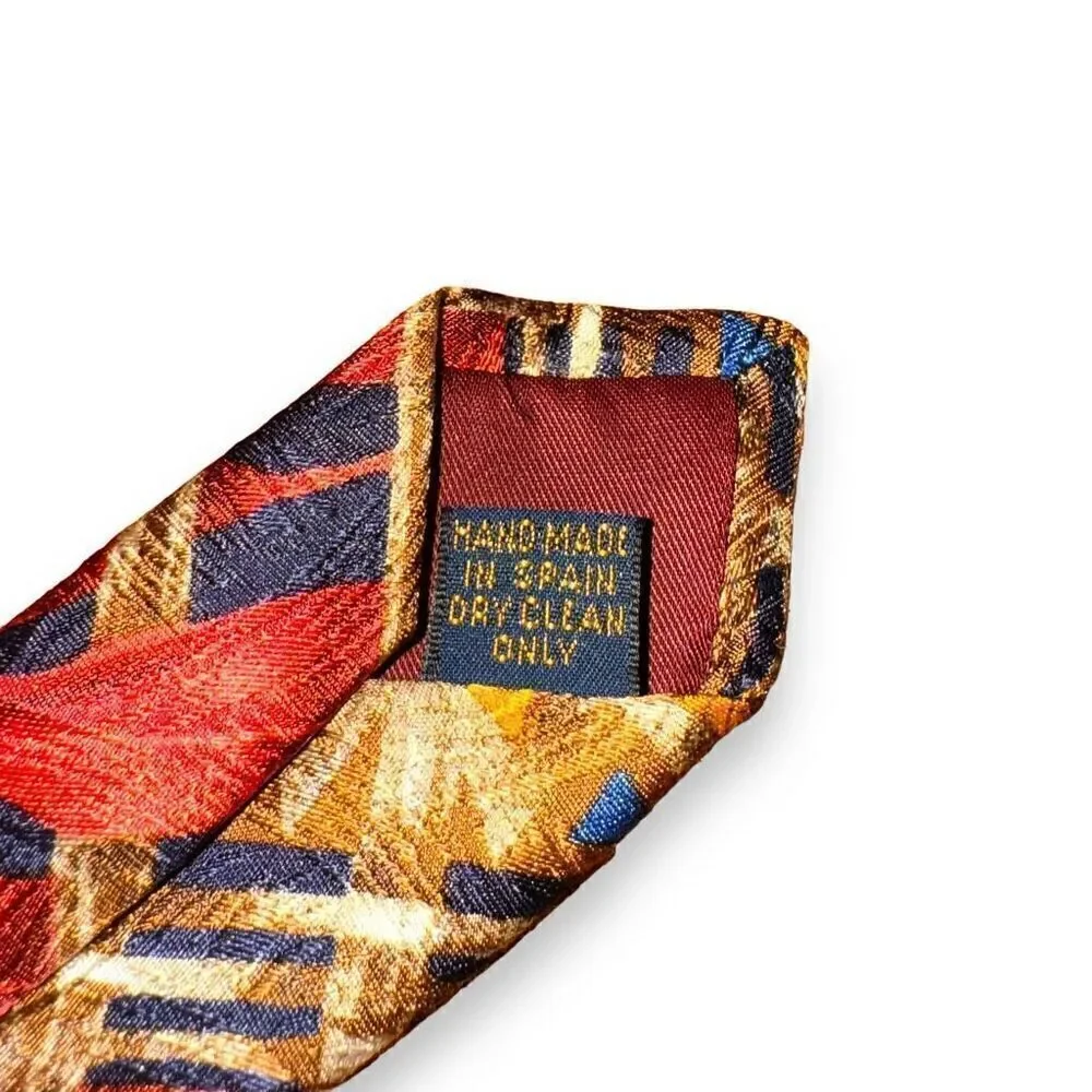 Richel Abstract Art Handmade in Spain 100% Silk Neck Tie